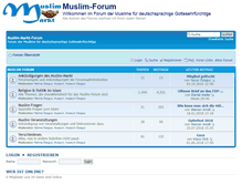 Tablet Screenshot of muslim-markt-forum.de